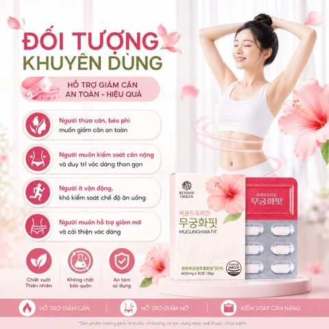 [Beyond Origin] Viên Uống Giảm Cân Mugungwha Fit