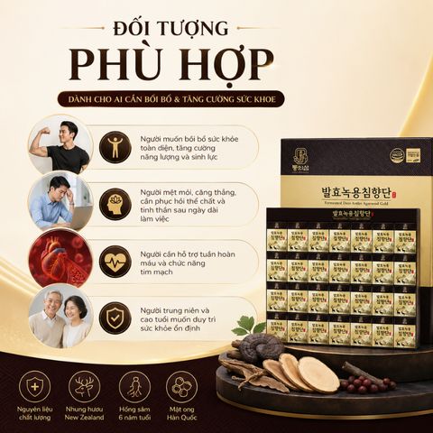 [DongUiSam] Viên An Cung Trầm Hương Nhung Hươu - 32 Viên 763304