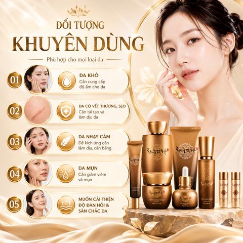 [Hwanghoozihwa] Mỹ Phẩm Thảo Dược Set Premium 6 Loại