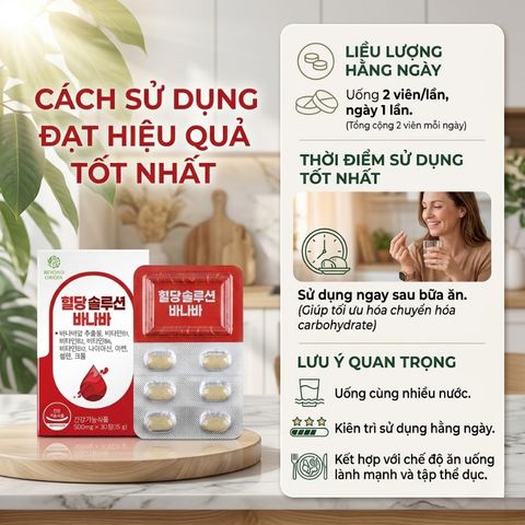 [Beyond Origin] Viên Uống Cân Bằng Đường Huyết Blood Suger Solution Banaba