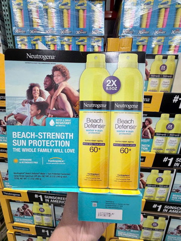 Set 2 xịt chống nắng Neutrogena Beach Defense SPF60+ 240g