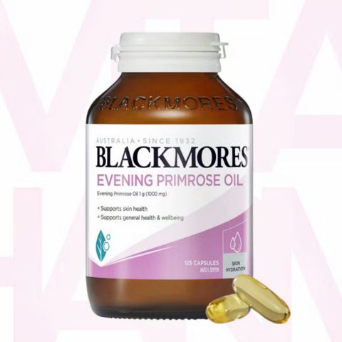 Tinh Dầu Hoa Anh Thảo Blackmores Evening Primrose Oil 125 & 190 Viên - Hỗ Trợ Cân Bằng Hormone Nội Tiết Tố - Giảm Hội Chứng Tiền Kinh Nguyệt (PMS) & Chăm Sóc Các Vấn Đề Về Da - S/P Chuẩn Úc