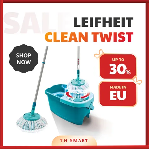 Cây Lau Nhà 360 Độ LEIFHEIT Made In EU