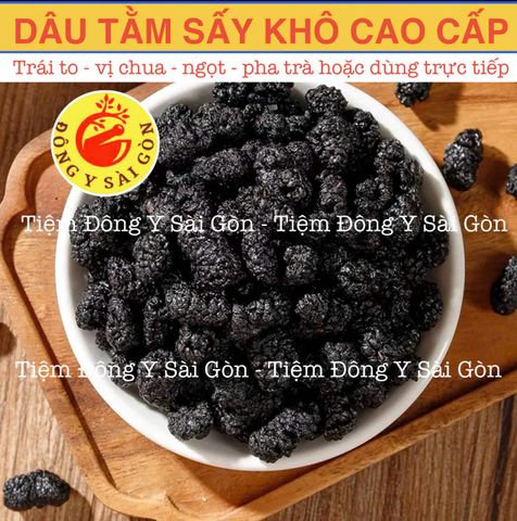 Trái Dâu Tằm Sấy Khô 100gram (QUẢ CHÍN THƠM) - TANG THẦM TỬ -  Tiệm Đông Y Sài Gòn