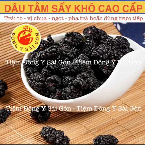 Trái Dâu Tằm Sấy Khô 100gram (QUẢ CHÍN THƠM) - TANG THẦM TỬ -  Tiệm Đông Y Sài Gòn
