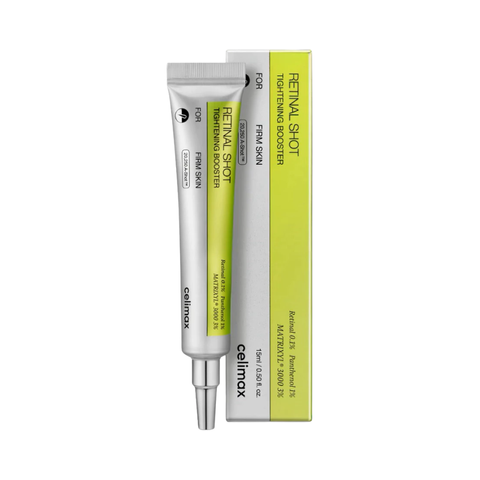 Kem Dưỡng Celimax Vita A Retynal Shot Tightening Booster 15ml - Dưỡng Da Săn Chắc, Mịn Mượt