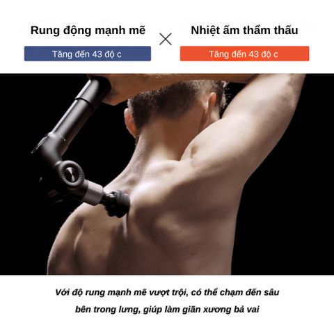 Súng Massage cầm tay MYTREX REBIVE EX PRO