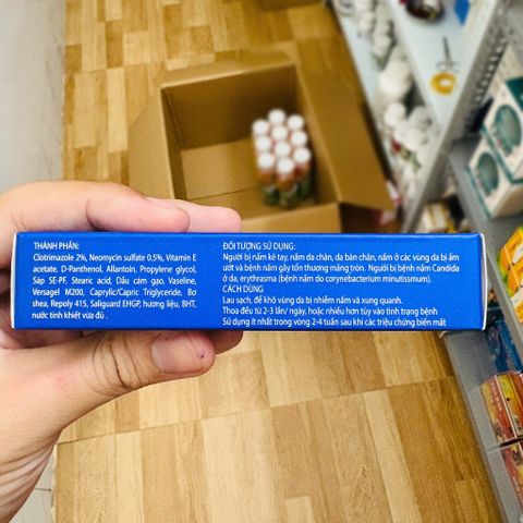 (Hàng Giga Đức) Danisil Cream kem bôi nấm ngứa, nấm kẻ tay kẻ chân