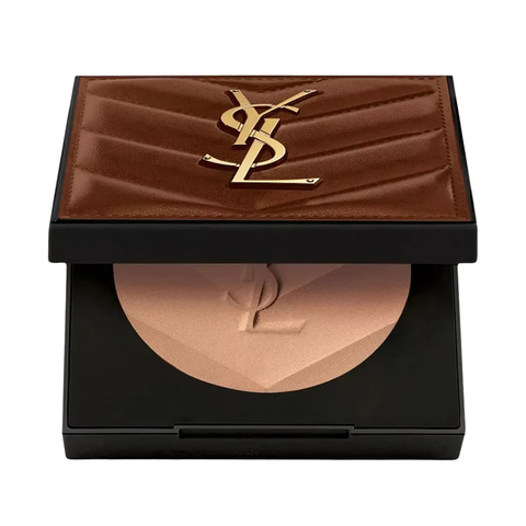 Phấn Phủ Yves Saint Laurent YSL All Hours Hyper Bronze Powder Màu 01 Light Sepia - Trang Điểm Tự Nhiên, Kiểm Soát Dầu, Lớp Phấn Bền Lâu nk