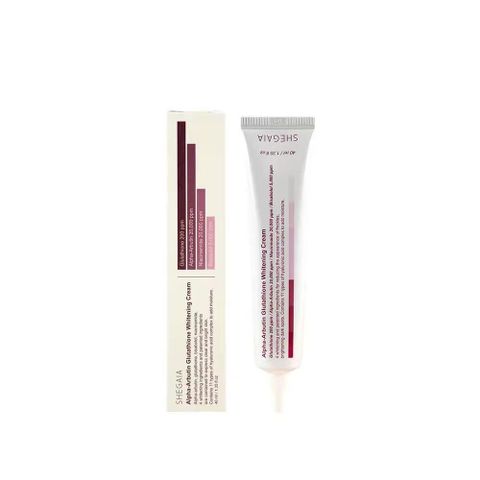 Kem dưỡng trắng da mờ nám SHEGAIA Alpha-Arbutin Glutathione 40ml [ Hàng nhập khẩu]