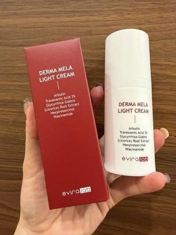 Kem Dưỡng Trắng Da Mờ Nám EVIRALAB MELA LIGHT CREAM 50ml [hàng nhập khẩu]