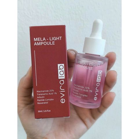 Serum dưỡng trắng da mờ nám Eviralab Mela Light Ampoule 30ml [hàng nhập khẩu]