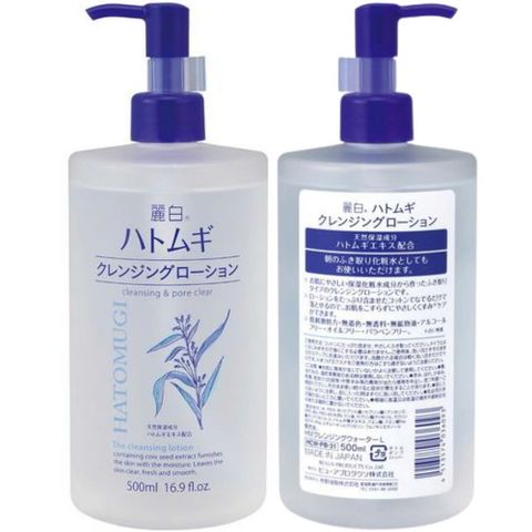 Nước tẩy trang ý dĩ Hatomugi 500ml Nhật Bản