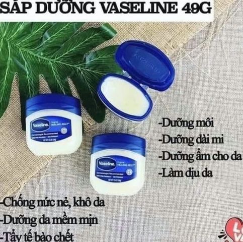 ✨ Vaseline Pure Petroleum Jelly Mềm Da, Dưỡng Ẩm Chuyên Sâu Chính Hãng 100ml
