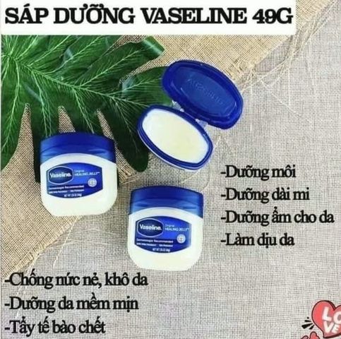 Vaseline Pure Petroleum Jelly 100ml dưỡng ẩm mềm da, giá tốt! 💰✨