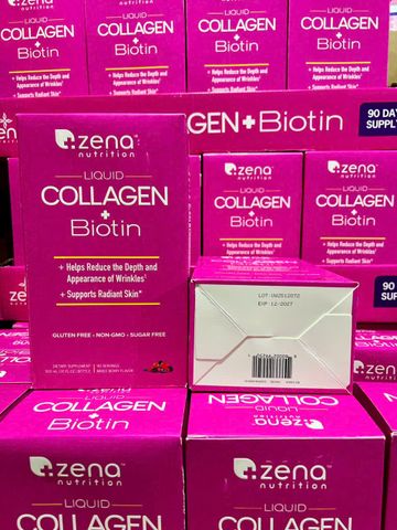 Nước uống đẹp da Collagen + Biotin Zena Liquid 900ml