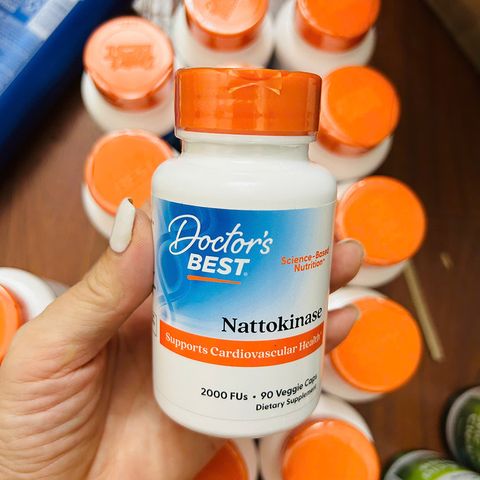 Ngừa tai biến thuần chay Doctor's Best Nattokinase USA 90 viên