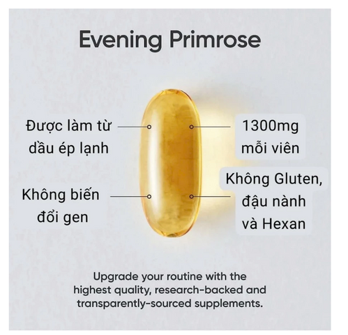 Tinh Dầu Hoa Anh Thảo Sports Research Evening Primrose 1300mg