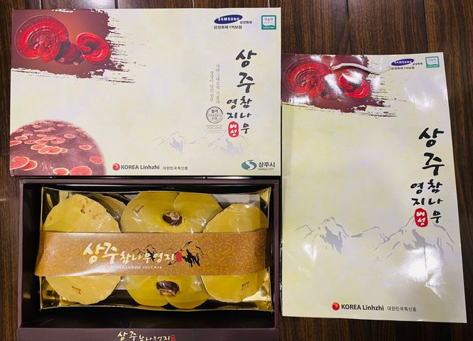 Nấm Linh Chi Gỗ Sồi SangJu Hàn Quốc 1kg - Thực Phẩm Chức Năng Tốt Cho Sức Khỏe, Giải Độc Gan, Tăng Cường Miễn Dịch