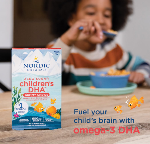 [modoria.] Viên nhai DHA Nordic Naturals DHA Gummy Chews 30 viên Mỹ - Vị trái cây