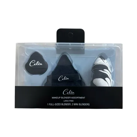 Set 3 Bông Mút Trang Điểm Celin 3 In 1 - Mút Tán Nền Mềm Mại, Tán Đều Kem Nền Và Phấn