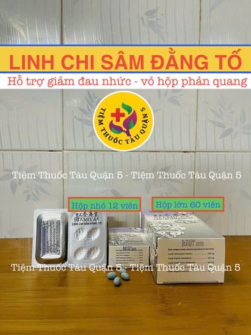 Linh Chi Sâm Đằng Tố STAMILAX 60 Viên - Hỗ Trợ Đau Xương Khớp, Tăng Cường Sức Khỏe, Giảm Đau Khớp