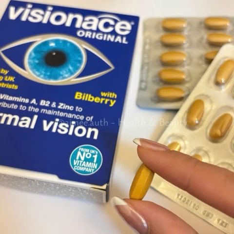 (Anh Quốc) Viên Uống Hỗ Trợ Bổ Mắt Visionace Vitabiotics Giúp Sáng Mắt Giảm Mỏi Mắt Mờ Mắt