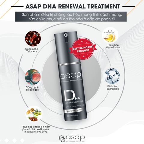 Asap DNA Renewal Treatment – Tinh Chất Phục Hồi Cấu Trúc Da 30ml