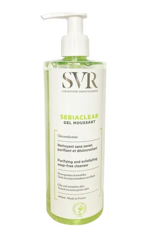 Sữa Rửa Mặt SVR Sebiaclear Gel Moussant 200ml - Dầu Mụn, Nhạy Cảm, Làm Sạch Dịu Nhẹ, Chống Thấm