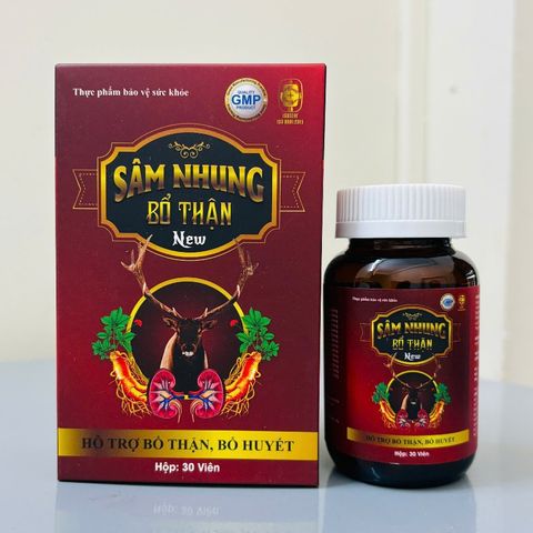 Bộ đôi Hàu Biển - Sâm nhung bổ thận tăng cường sức khoẻ 30 viên