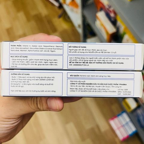 DERMA ULTRA công thức cải tiến - giảm mụn giảm thâm