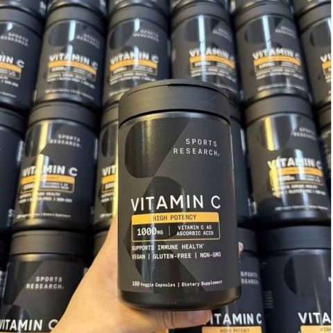 Viên Uống Sports Research Vitamin C 1000 mg - 