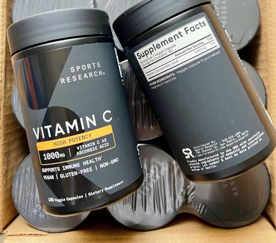 Viên Uống Sports Research Vitamin C 1000 mg - 