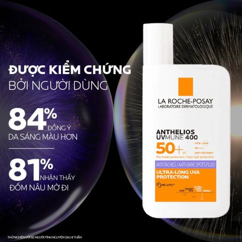 Kem chống nắng La Roche Posay Anthelios Anti Dark Spots SPF50+ giảm thâm nám bảo vệ da 50mL chính hãng