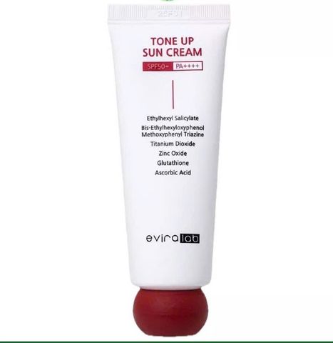 Kem Chống Nắng EVIRALAB TONE UP SUN CREAM SPF50+ PA++++ Bảo Vệ Da Khỏi Tia UV 50ml [hàng nhập khẩu]