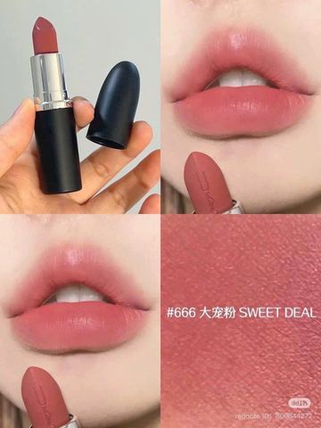 Son MAc màu 666 Hồng Nâu Trendy