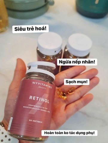 Viên Uống Retinol 90 viên căng bóng săn chắc da