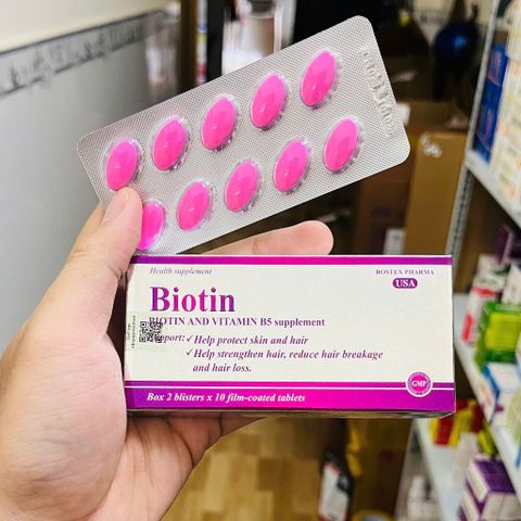 Viên uống BIOTIN Takarai giúp chắc khỏe tóc móng, đẹp da