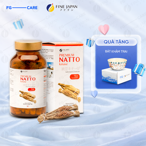 [Date 1/2027] Viên Uống Natto Kinase Nhật Bản Fine Japan 300 Viên - Hỗ Trợ Tim Mạch, Cải Thiện Tuần Hoàn Máu, Điều Hòa Huyết Áp