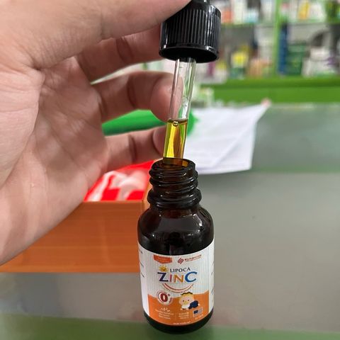 Kẽm hữu cơ nhỏ giọt và xịt Lipoca Zinc  Kẽm nhập khẩu Mỹ