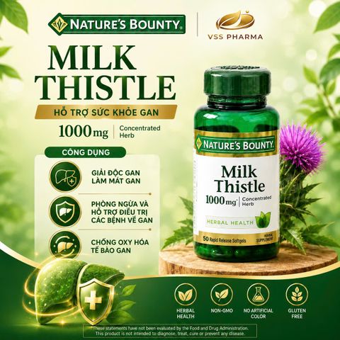 TPBVSK Milk Thistle Extract - Bảo vệ tăng cường chức năng gan (h50vien)