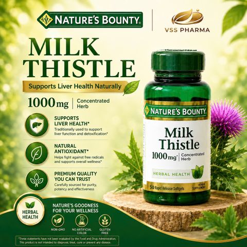 TPBVSK Milk Thistle Extract - Bảo vệ tăng cường chức năng gan (h50vien)