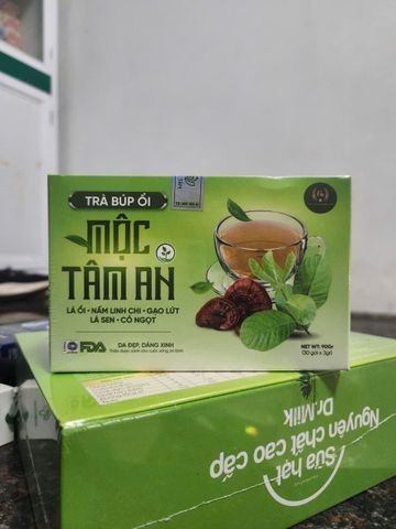 Hỗ trợ giảm cân trà búp ổi hộp 30 gói, hàng chính hãng