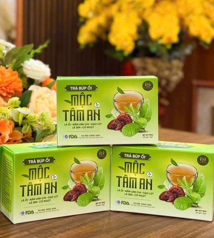Hỗ trợ giảm cân trà búp ổi hộp 30 gói, hàng chính hãng