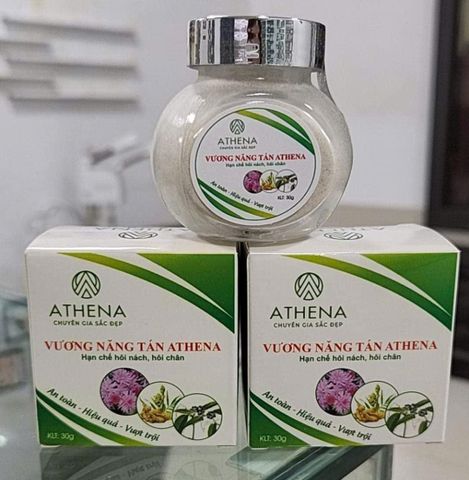 Ngăn tiết mồ hôi, khỏi hôi nách, hôi chân mồ hôi chân tay Vương năng tán hũ to 30gram