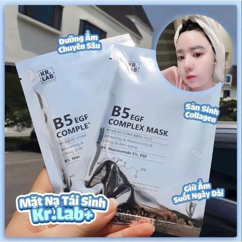 MẶT NẠ KR.LAB+ B5 EGF COMPLEX CẤP ẨM & PHỤC HỒI DA