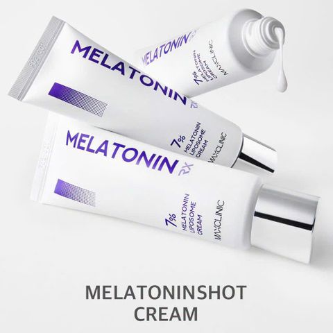 KEM DƯỠNG SÁNG MỜ THÂM CẤP ẨM Maxclinic Melatonin 7% Liposome Cream 50ml