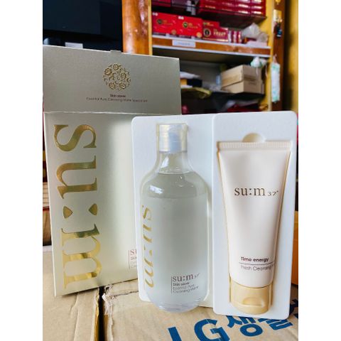 SET TẨY TRANG SUM37 400ML TẶNG KÈM SỮA RỬA MẶT 100ML HÀN QUỐC