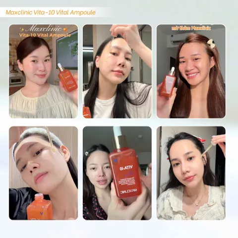 SERUM MAXCLINIC VITA-10 VITAL AMPOULE 100ML TẶNG MẶT NẠ