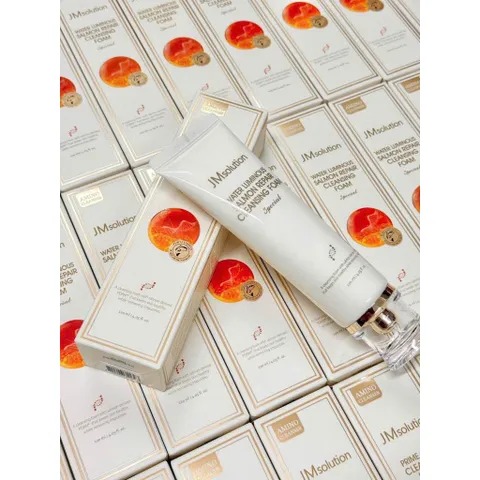 SỬA RỬA MẶT JM 24K GOLD & JM PDRN CÁ HỒI LÀM SẠCH DỊU NHẸ DA MỀM MỊN SAU MỖI LẦN RỬA